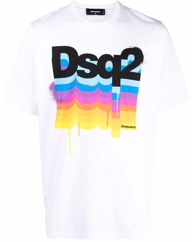 DSquared² Multi Logo T-shirt - Multicolor