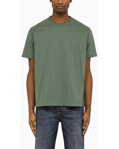 Bottega Veneta T-shirt in jersey di cotone - Verde