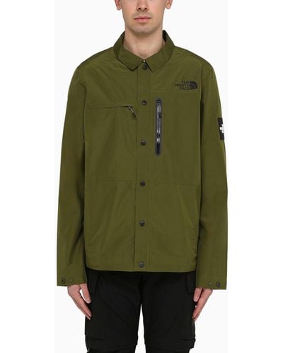 The North Face Amos Tech Forest Olive Shirt Jacket - Green