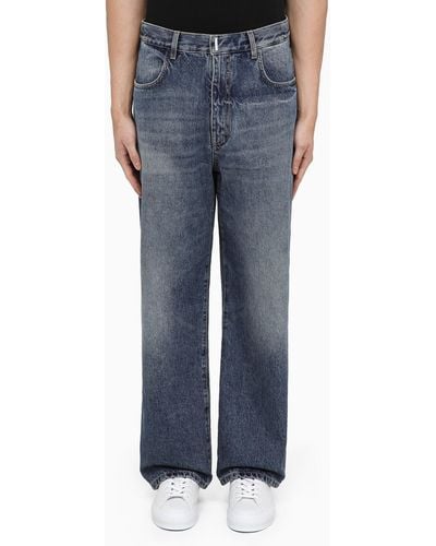 Givenchy Washed-out Denim Jeans - Blue