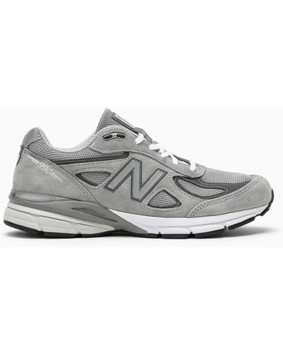 New Balance Low Made In Usa 990v4 Sneaker - Gray