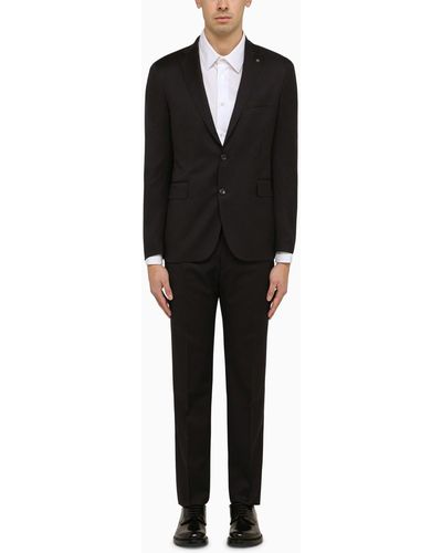 Tagliatore Single-Breasted Suit - Black