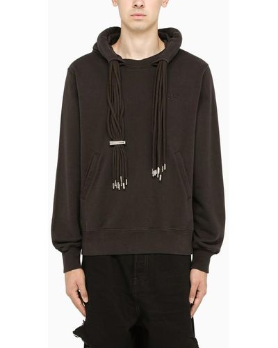 Ambush Multi-drawstring Hoodie - Brown