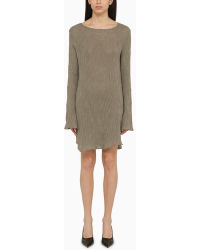 Our Legacy And Knit Mini Dress - Natural