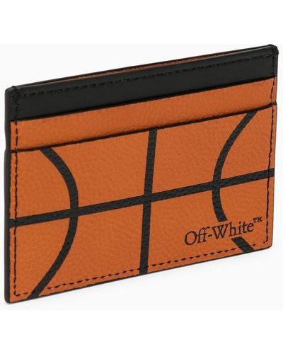 Off-White c/o Virgil Abloh Portacarte basketball - Arancione