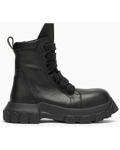 Rick Owens Lace-Up Boot - Black