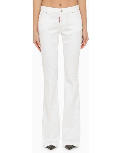 DSquared² Pantalone in cotone - Bianco