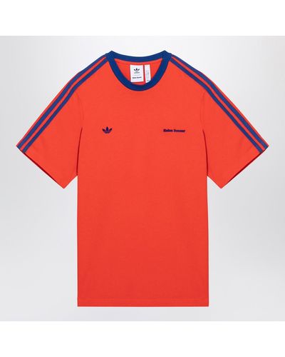 Adidas by Wales Bonner Cotton T-shirt With Stripes - Red