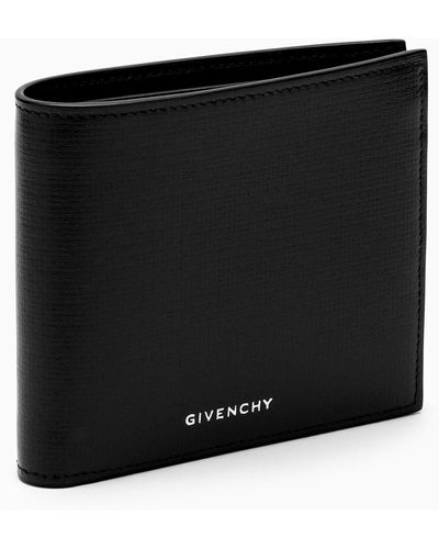 Givenchy Leather Wallet With Logo - Black