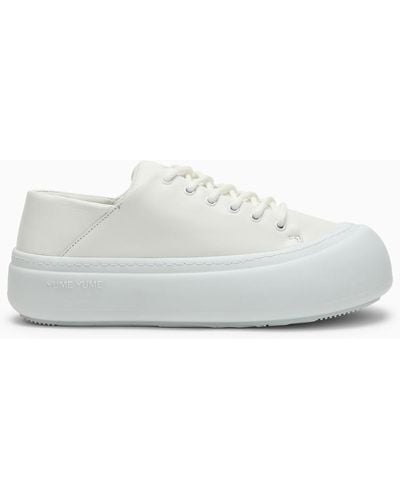 Yume Yume Sneaker bassa goofy bianca in pelle - Bianco