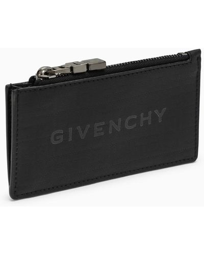 Givenchy Portafoglio con zip in nylon 4g - Nero
