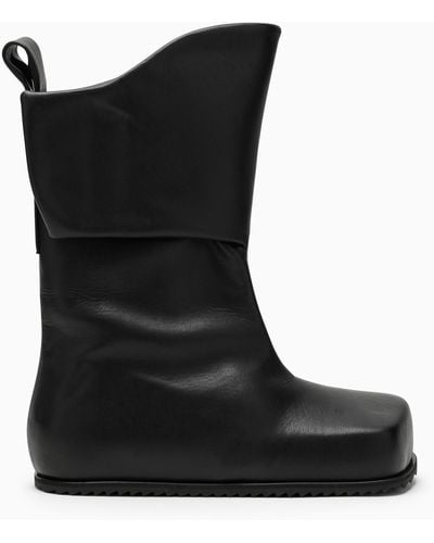 Yume Yume High Faux Leather Boot - Black