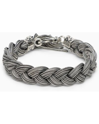 Emanuele Bicocchi Silver 925 15-strand Bracelet - Metallic