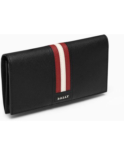 Bally Black Taliro Continental Wallet in Leder - Nero