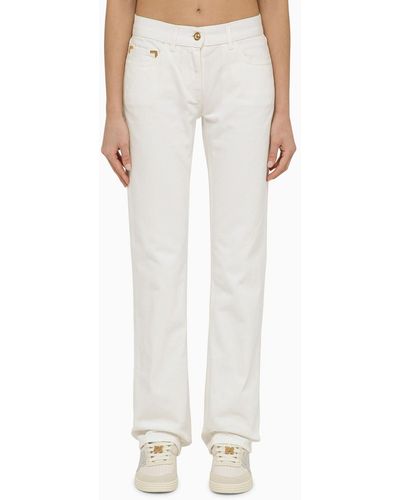 Palm Angels Cotton Trousers - White