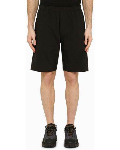 Stone Island Nylon Bermuda Shorts - Black