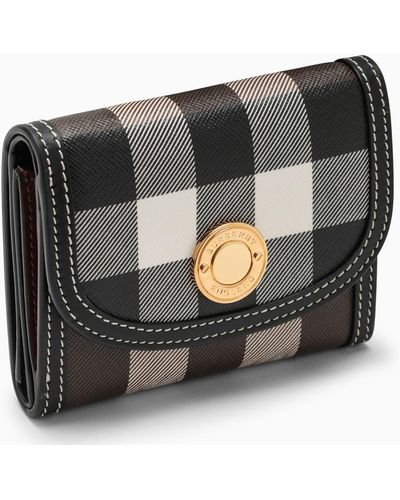 Burberry Vintage Check Small Wallet - Black