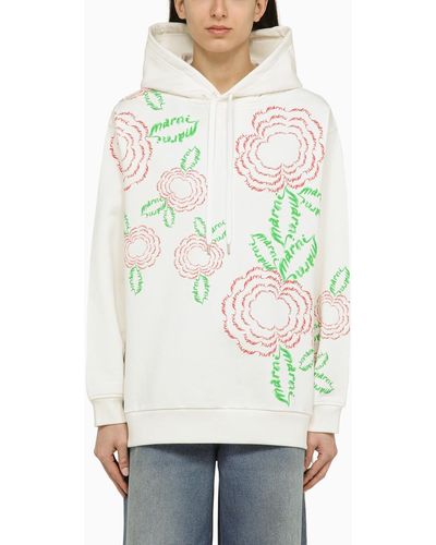 Marni Sweatshirt With Embroidery - Green