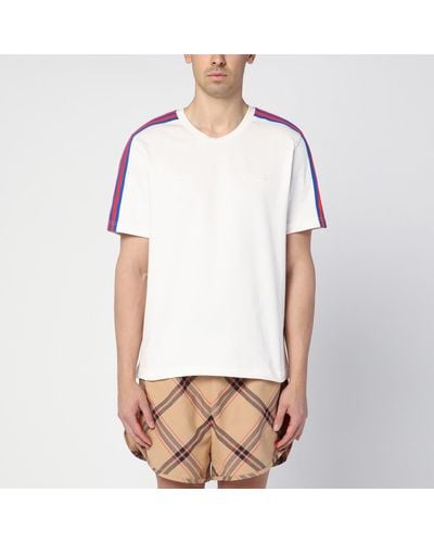 Adidas by Wales Bonner Cotton T-shirt With Stripes - Purple