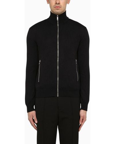 Prada Reversible Jacket In Wool And Re-nylon - Black