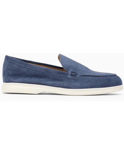Doucal's Suede Loafer - Blue