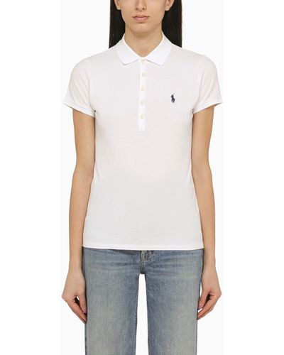 Polo Ralph Lauren Piqué Polo Shirt With Logo - White