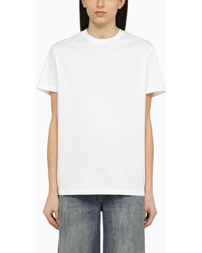 Wardrobe NYC Cotton Crew-neck T-shirt - White
