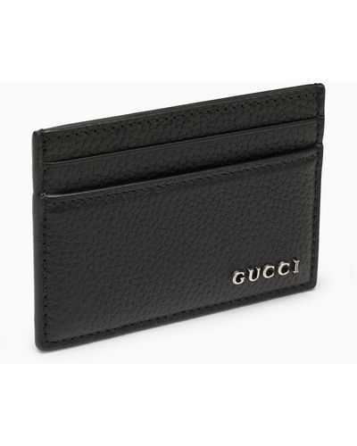 Gucci Black Cardholder With Logo