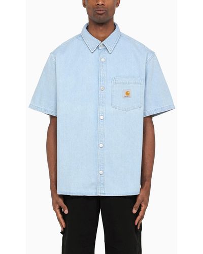Carhartt S/s Ody Shirt In Denim - Blue