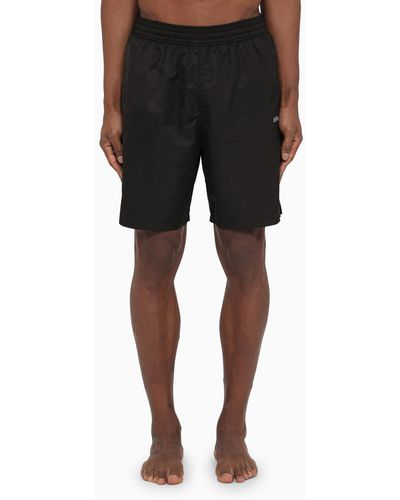 Off-White c/o Virgil Abloh Swim Shorts With Logo - Black
