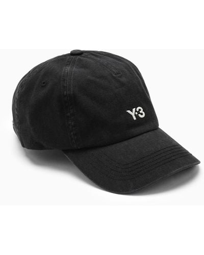Y-3 Baseball Cap With Logo - Black