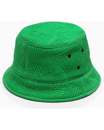 Bottega Veneta Nylon Bucket Hat - Green