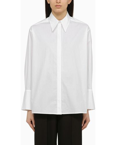 IVY & OAK Elvie Cotton Shirt - White