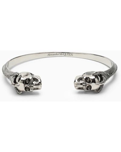 Alexander McQueen Alexander Mc Queen Skull Bracelet Antique Effect - Metallic