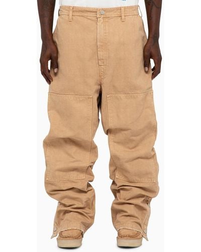 1989 STUDIO Ranch Hands Snap Trousers - Natural