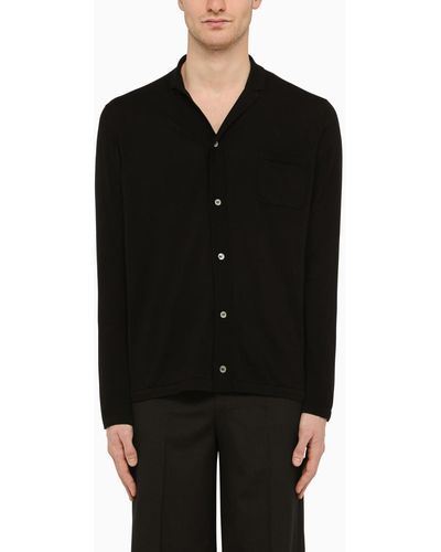 Drumohr Cotton Shirt - Black