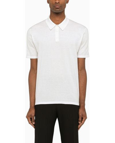 Roberto Collina Cotton Polo Shirt - White