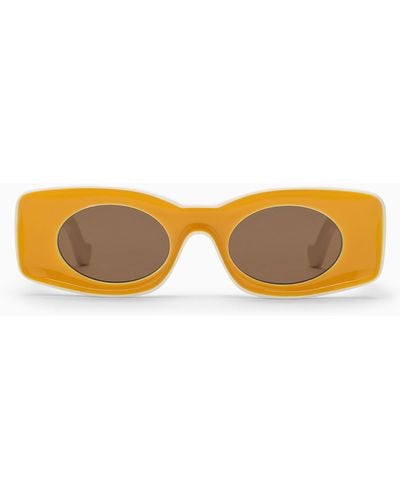Loewe Paula Ibiza /white Sunglasses - Orange