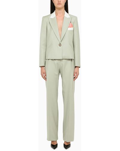 Hebe Studio Agave-coloured Diane Suit - Green