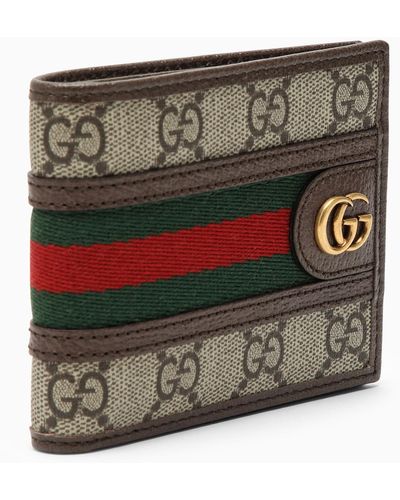 Gucci Ophidia gg Bi-fold Wallet - Green