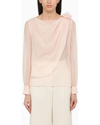 Chloé Light Blouse In - Natural