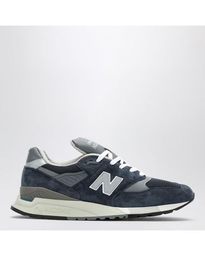 New Balance Trainer Low Made In Usa 998 Navy - Blue