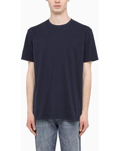 Sundek T-shirt girocollo scuro con stampa logo - Blu
