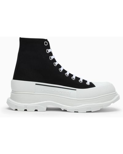 Alexander McQueen Tread Sleek Boots - Black