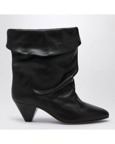 Isabel Marant Riska Boot With Turn-up - Black