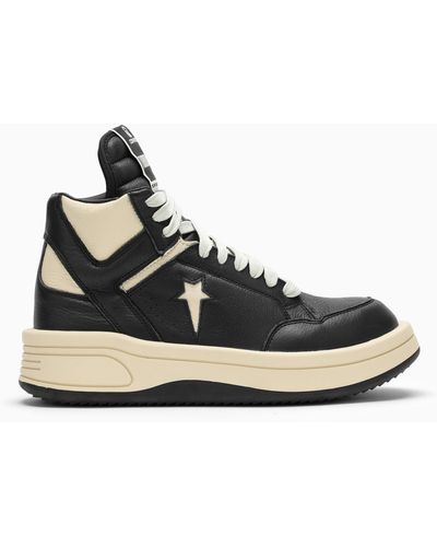 Rick Owens Trainer Converse X Turbowpn In /natural - Blue