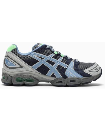 Asics Sneakers Gel-Nimbus 9 in mesh e camoscio sintetico - Blu