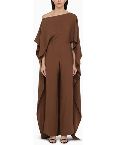 ‎Taller Marmo Jerry Wide-leg Suit - Brown
