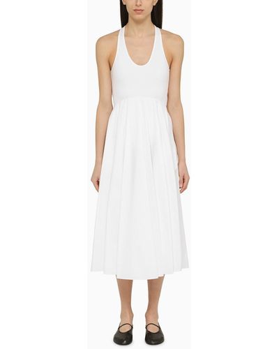 Alaïa Cotton Tank Dress - White