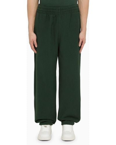 Burberry Ivy Cotton Jogging Trousers - Green
